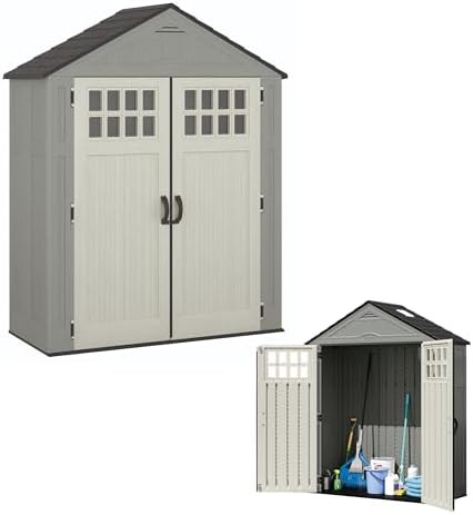 Everett Slim Vertical Window Shed