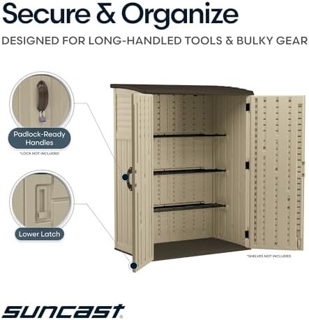 Weatherproof vertical outdoor storage cabinet — photo 4