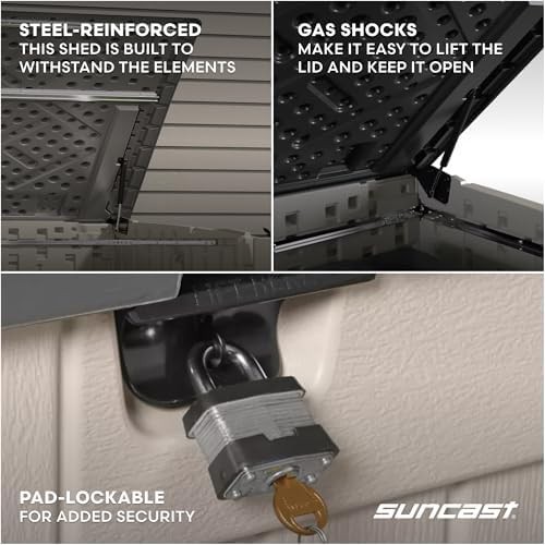 Vanilla stoney horizontal resin storage shed — photo 5