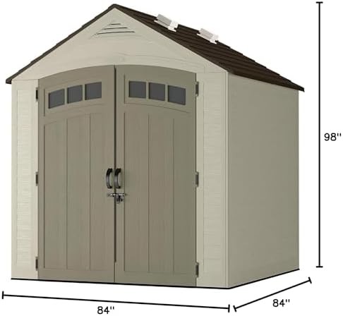 Seven foot Vista shed with four skylights — photo 5