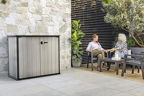 Patio Store paintable grey resin shed — photo 3