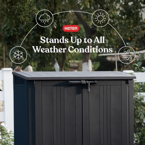 Store-It-Out Prime black resin horizontal shed — photo 3
