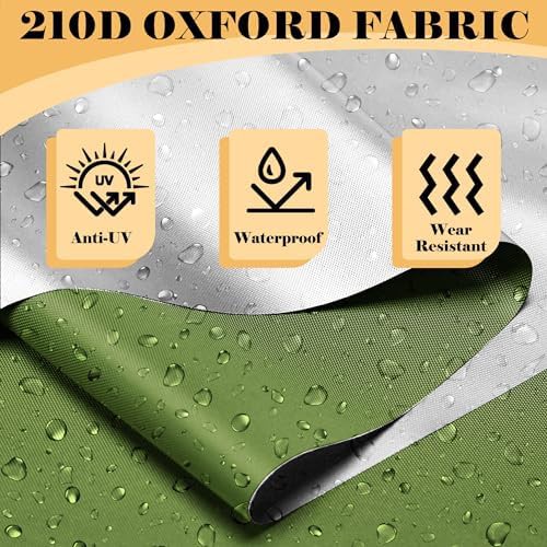 Portable green waterproof bike storage canopy — photo 5