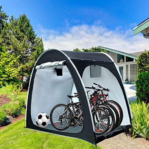Black waterproof tent for multiple bikes — photo 5