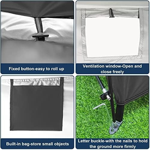 Black Oxford Fabric Four Bike Storage Tent — photo 5