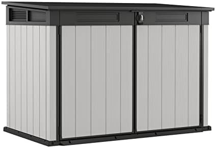 Premier Jumbo horizontal shed with shelves