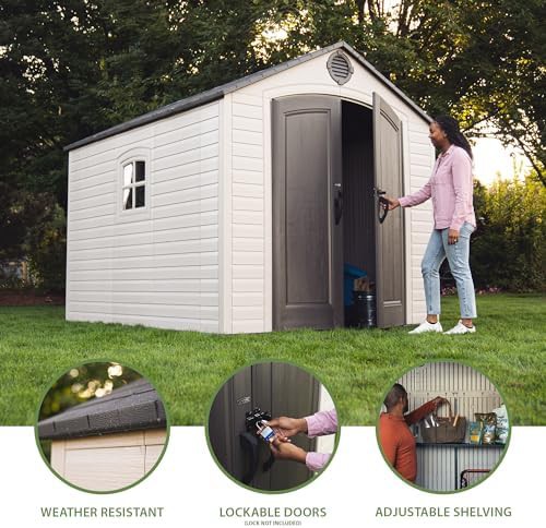High Density Polyethylene Outdoor Storage Shed — photo 5