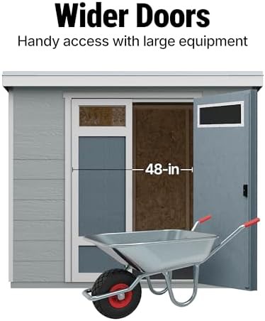 Modern wooden shed with floor kit — photo 5