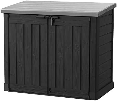 Store-It-Out Prime XL black resin shed