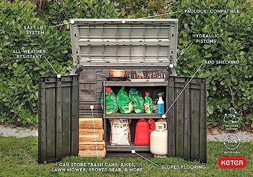 Store-It-Out Prime XL black resin shed — photo 5