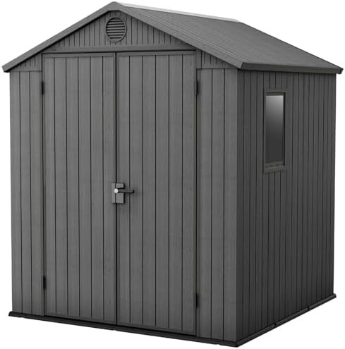 Darwin graphite resin shed with window