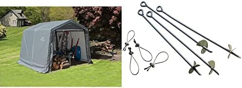 Large square peak roof outdoor storage shed