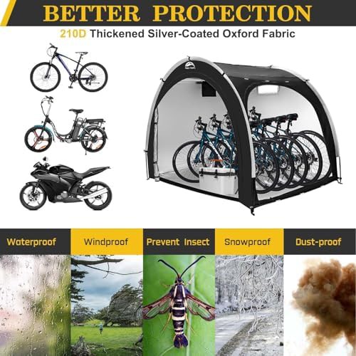 Outdoor Portable Fabric Bicycle Tent — photo 4