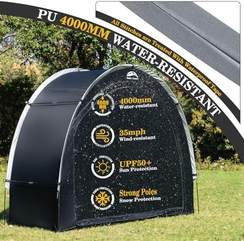 Standard Outdoor Fabric Bike Shed — photo 4