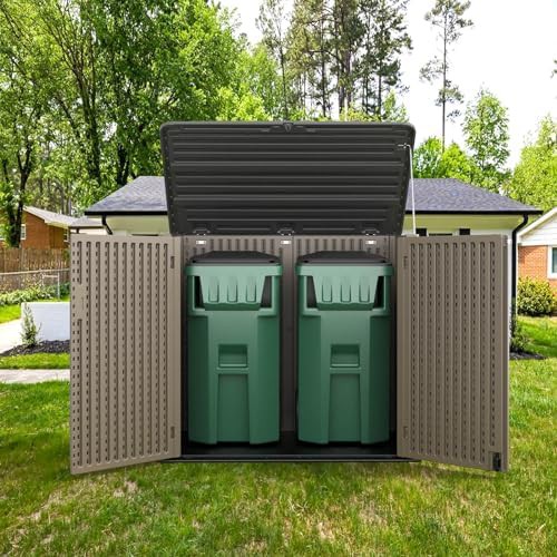 Extra large resin bike and garbage shed — photo 4
