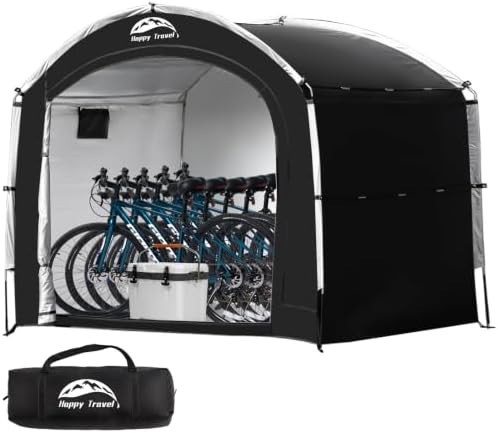 Vertical Fabric Bike Storage Cover