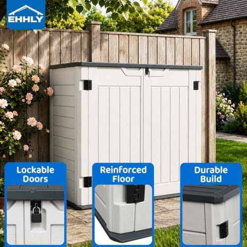 Horizontal White Resin Storage Shed 35cuft — photo 4