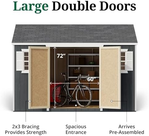 Wooden workshop shed with operable windows — photo 4