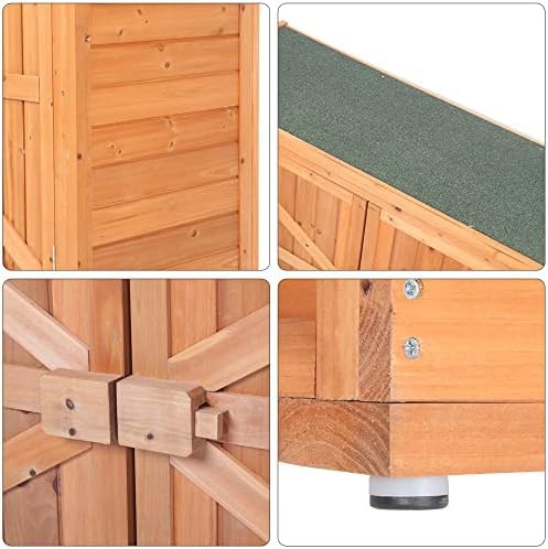 Compact waterproof wooden storage cabinet — photo 4