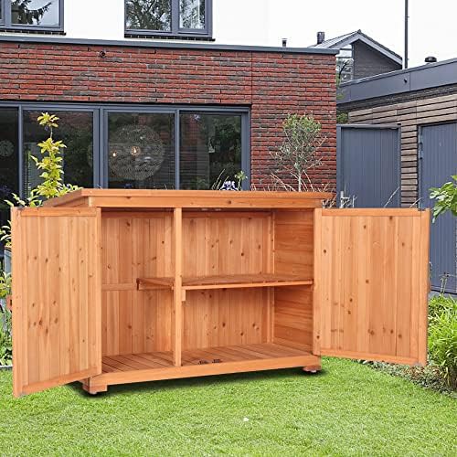 Compact waterproof wooden storage cabinet — photo 5