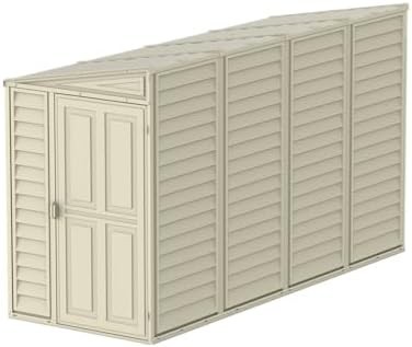 Vinyl Lean-to Bike Storage Shed