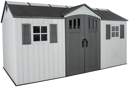 Large Fifteen Foot Resin Backyard Shed