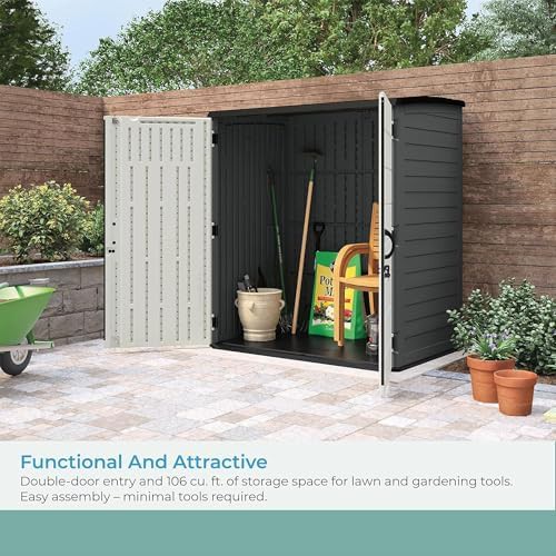 Iron Ore Gray XL Vertical Shed — photo 5