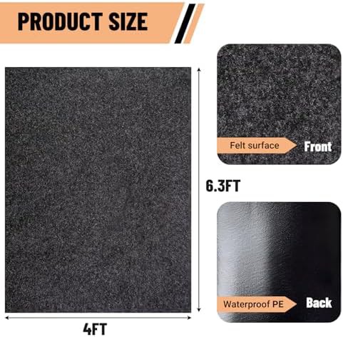 Waterproof Fabric Floor Mat for Six Foot Sheds — photo 3