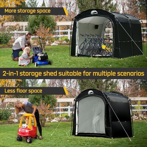 Heavy Duty Fabric Bike Storage Tent — photo 3