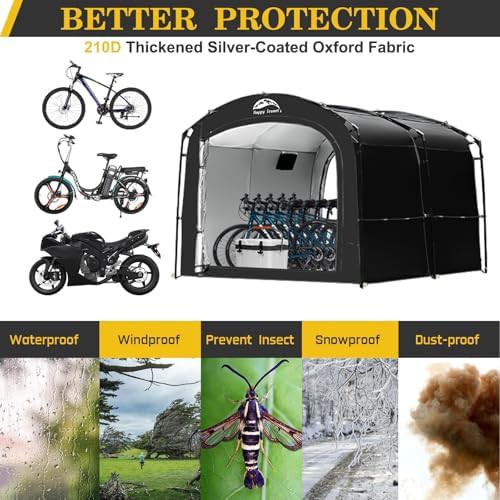 Heavy Duty Fabric Bike Storage Tent — photo 4