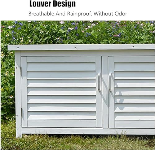 Wooden Outdoor Storage Cabinet Size B — photo 4