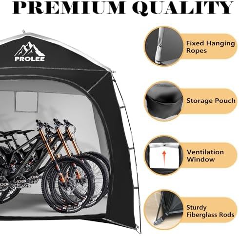 Large waterproof tent for five bicycles — photo 4
