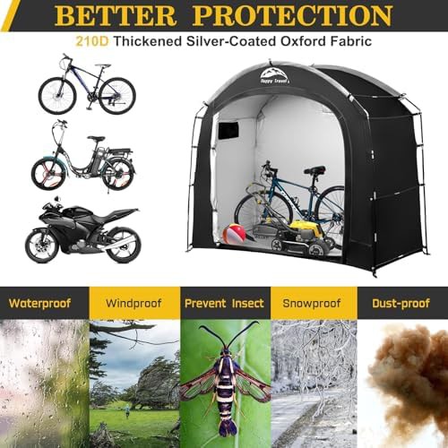 Waterproof Vertical Bicycle Storage Tent — photo 4