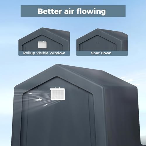 Portable outdoor carport and storage shelter — photo 4