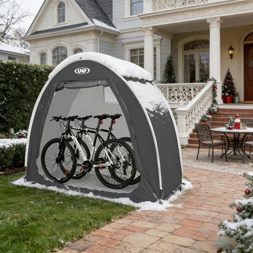 Large fabric bike storage tent — photo 4