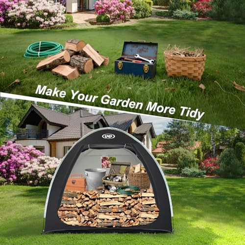 Large fabric bike storage tent — photo 5