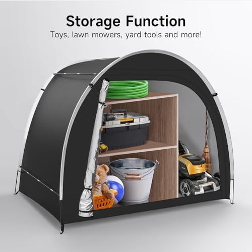 Four Bike Outdoor Storage Tent — photo 5