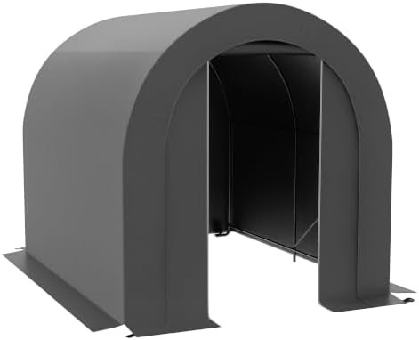 Gray waterproof heavy duty storage tent