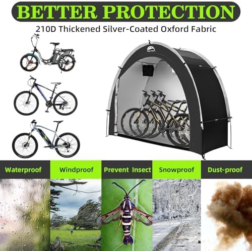 Large Capacity Fabric Bike Storage Tent — photo 3