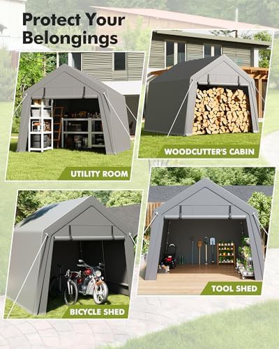 Square Steel Frame Storage Tent Canopy — photo 5