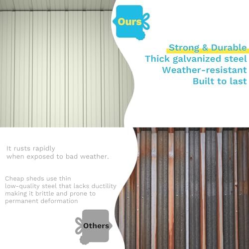 Brown metal sloped roof shed 5x3 — photo 5
