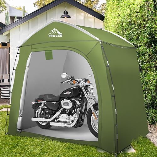 Extended capacity waterproof bike storage shed — photo 5