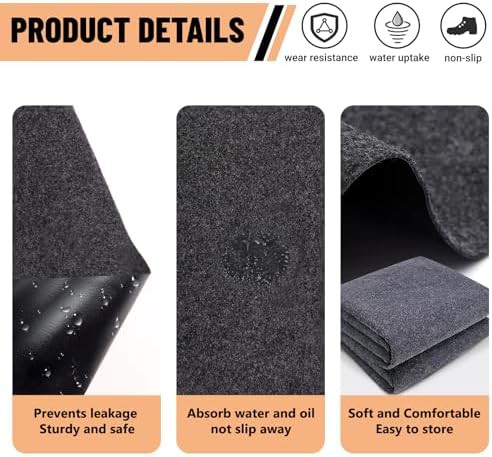 Large Square Waterproof Fabric Shed Floor Mat — photo 3