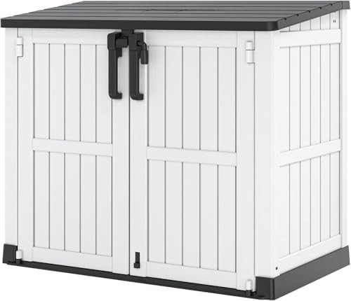 Extra Large Resin Horizontal Tool Storage Shed