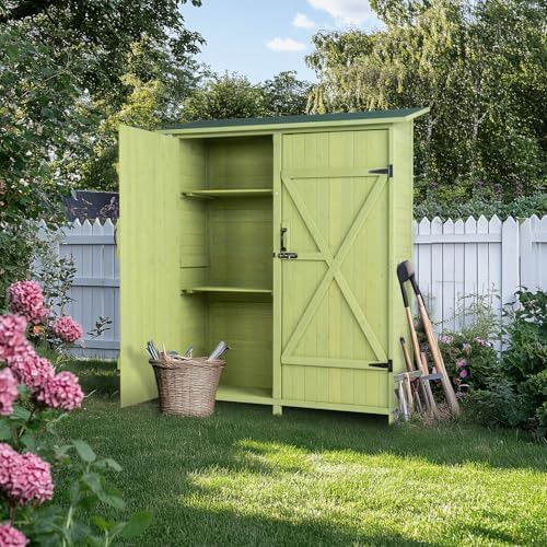 Extra large light green wooden cabinet — photo 3