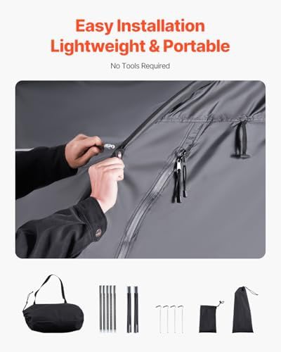 Black fabric tent for multi bike storage — photo 5