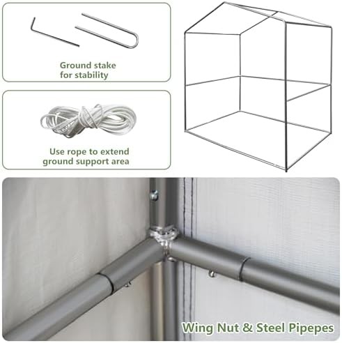 Sloped Roof Portable Bike Storage Shed — photo 3