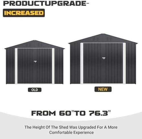 Eight by Twelve Foot Outdoor Storage Shed — photo 5