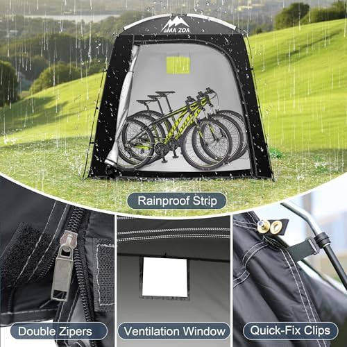 Medium waterproof oxford bike storage tent — photo 3