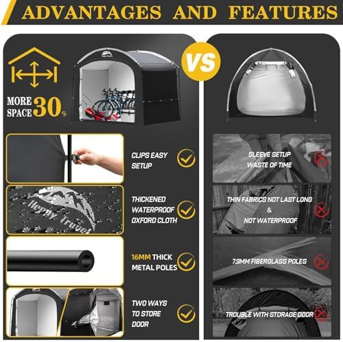 Premium Waterproof Vertical Bike Cover — photo 3